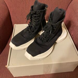 Rick Owens DRKSHDW Army Trainer Sneaker Boots